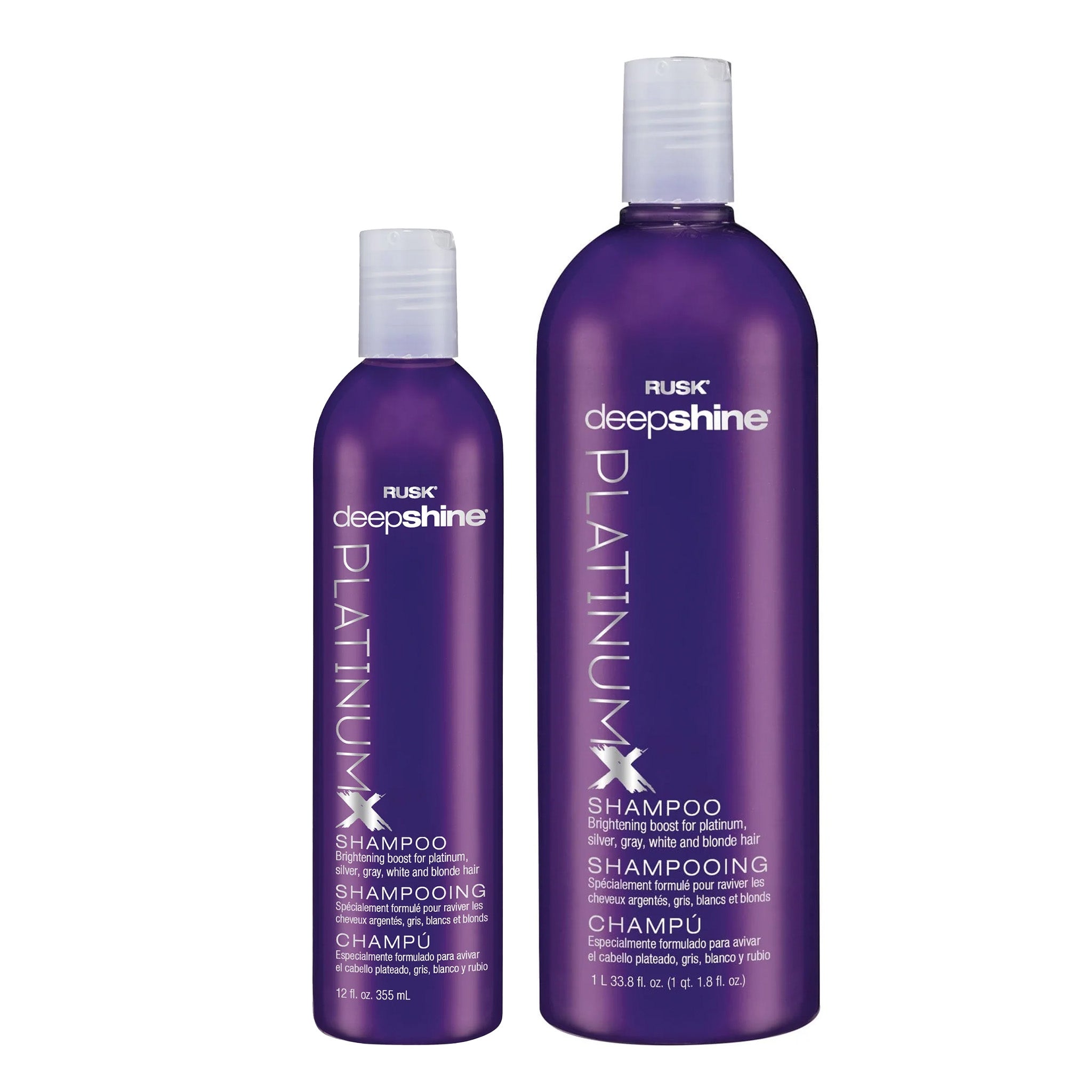 RUSK Deep Shine PLATINUMX Shampoo - 12oz