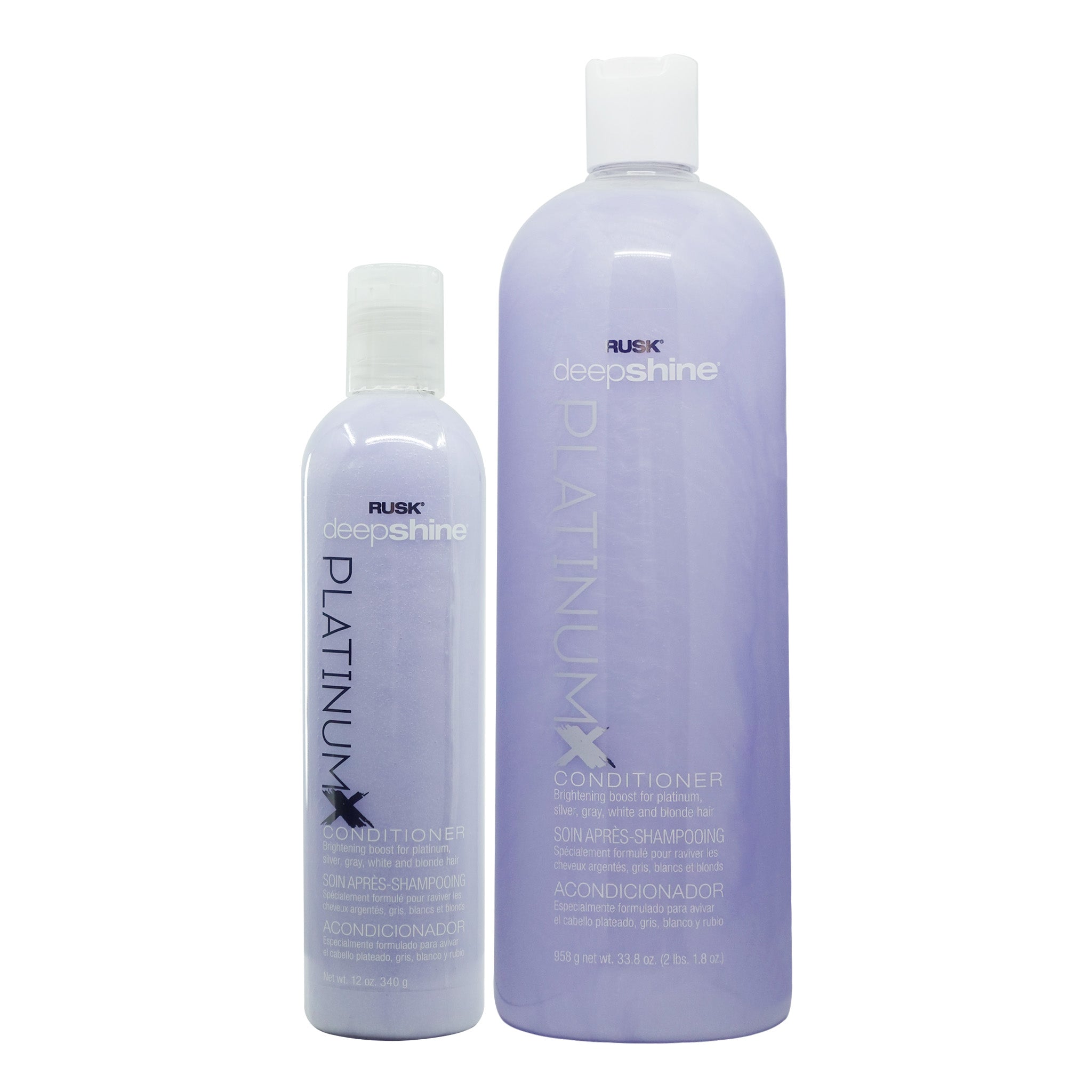 RUSK Deep Shine PLATINUMX Conditioner - 12oz