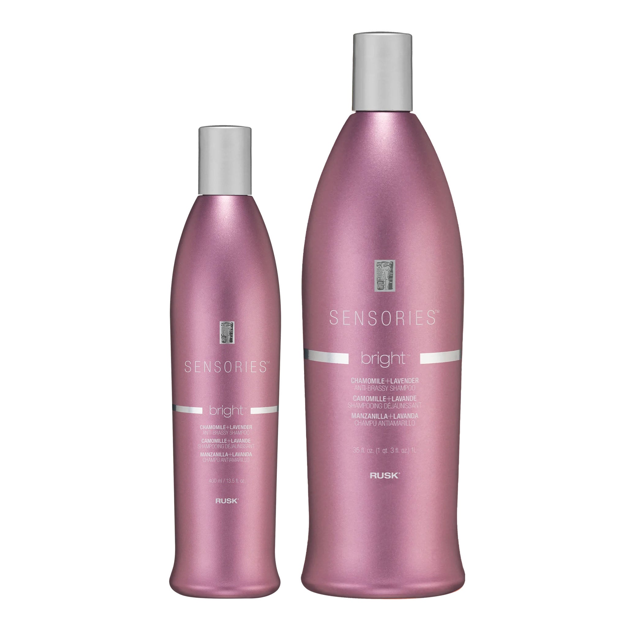 RUSK SENSORIES Bright Chamomile + Lavender Anti-Brassy Shampoo - 35oz
