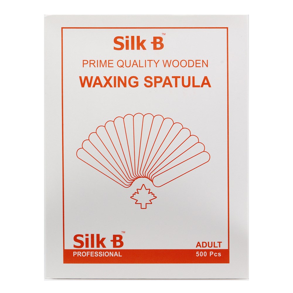 SILK B PROFESSIONAL Prime Quality Wooden Waxing Spatula - Large: 150x18x1.6mm (500pc)  (Unpolished)
