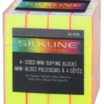 SILKLINE 4-Sided Mini Buffing Blocks 24pcs Bulk Pack