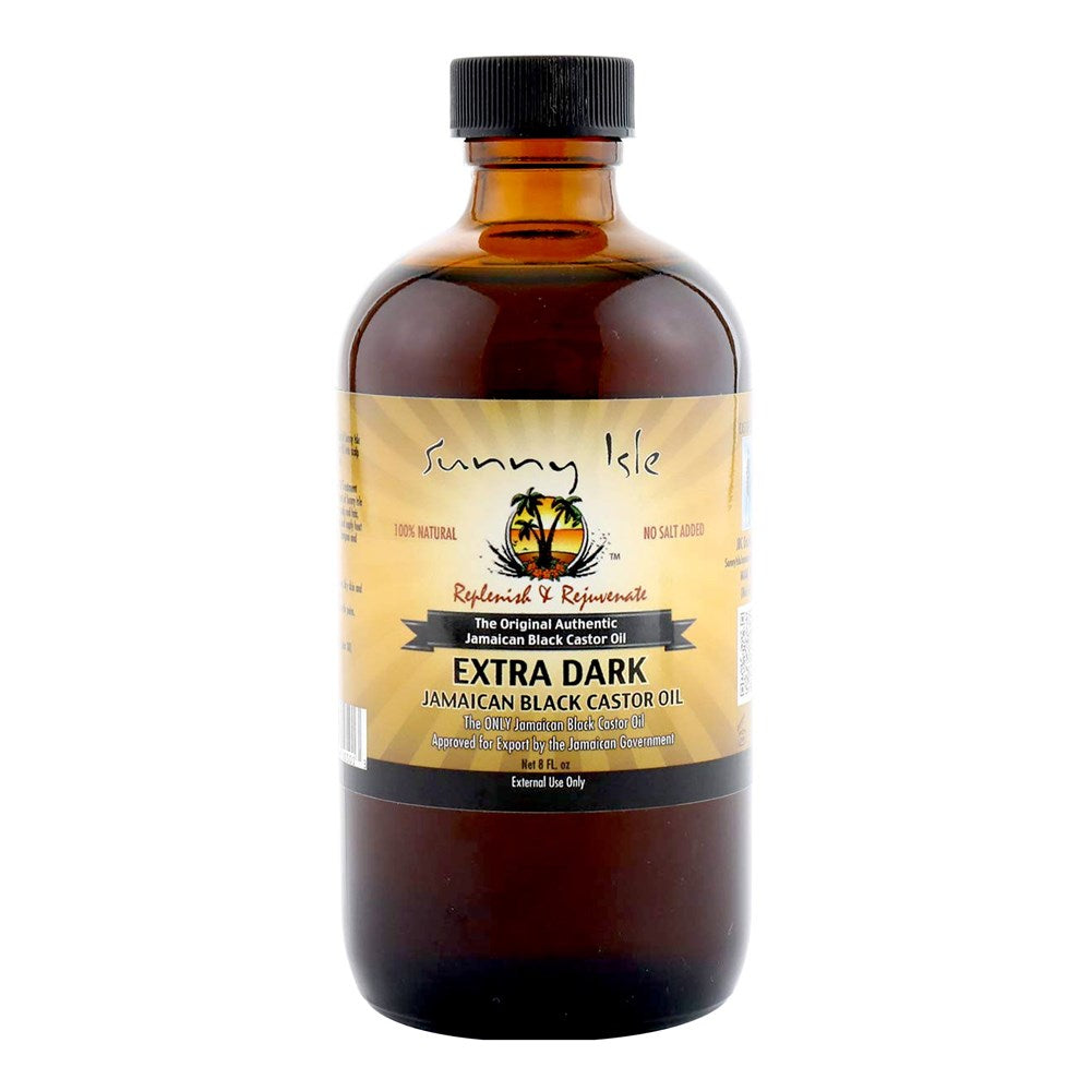 SUNNY ISLE Jamaican Black Castor Oil - 8oz / Extra Dark