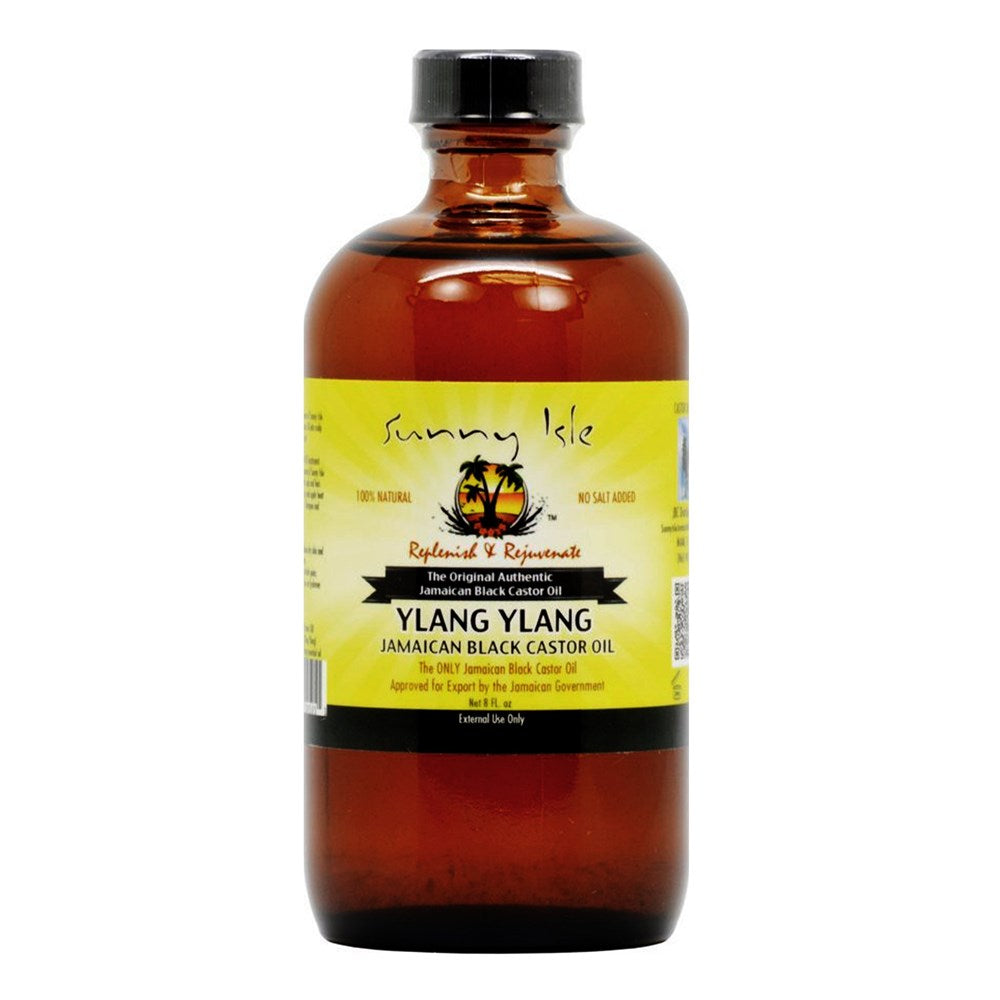 SUNNY ISLE Jamaican Black Castor Oil - 8oz / Ylang Ylang