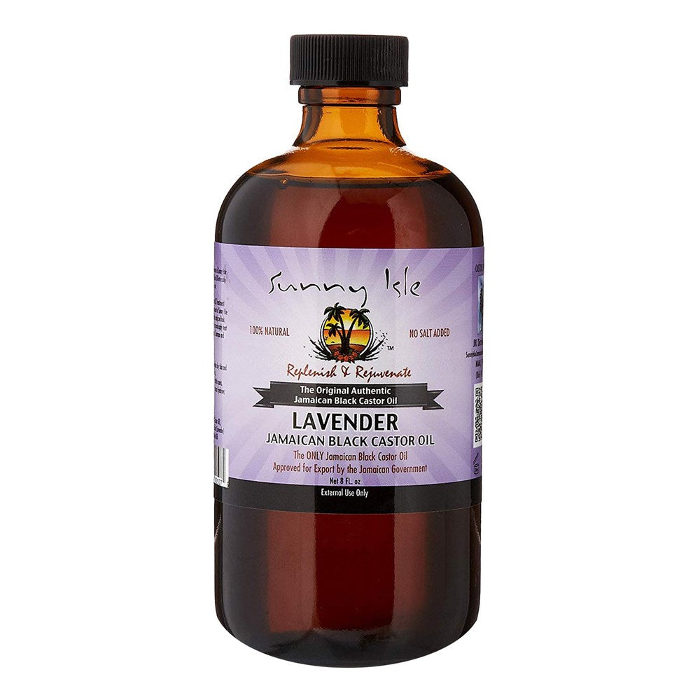 SUNNY ISLE Jamaican Black Castor Oil - 8oz / Lavender
