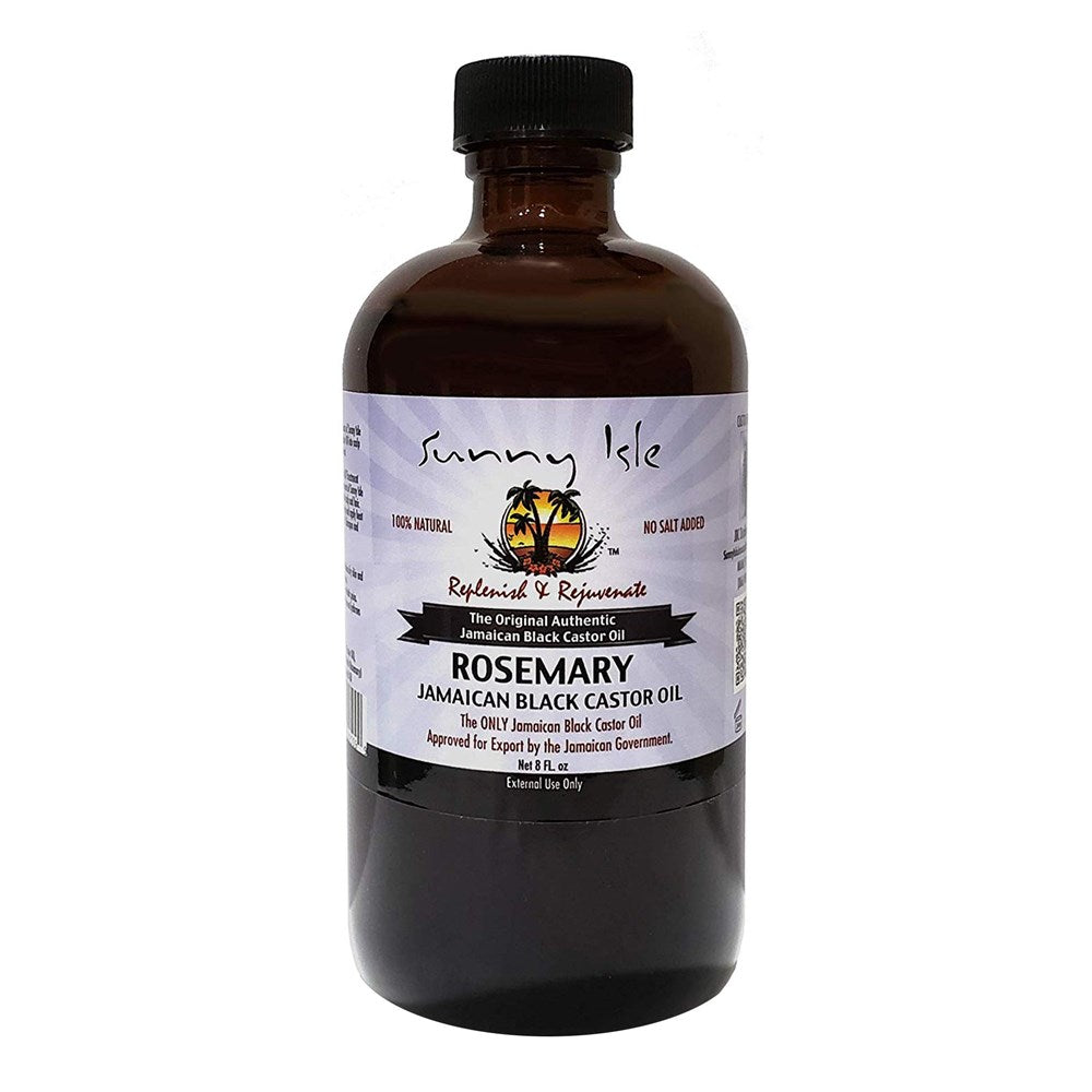 SUNNY ISLE Jamaican Black Castor Oil - 8oz / Rosemary
