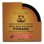 SUNNY ISLE Jamaican Black Castor Oil Hair Food Pomade (4oz) - Extra Dark