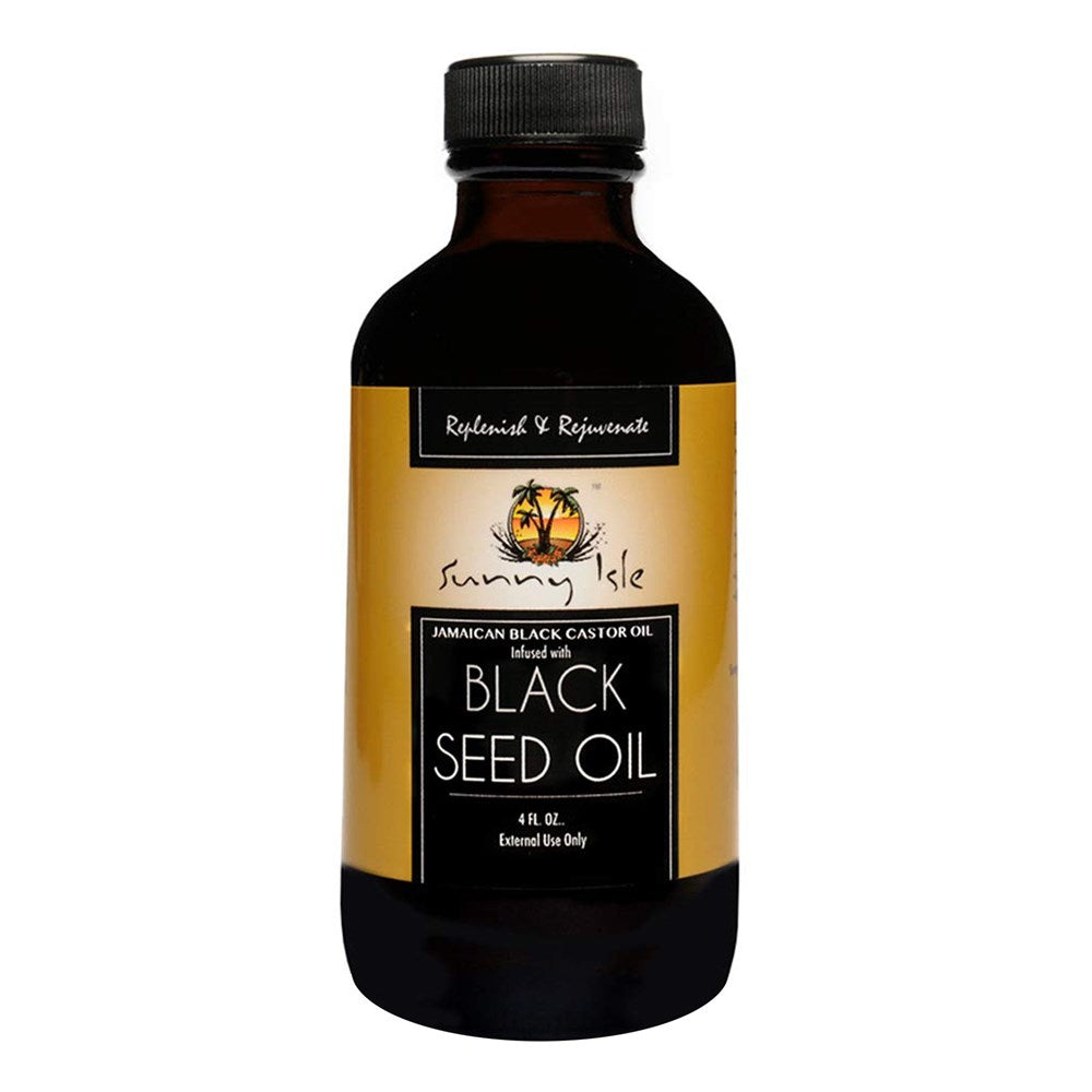 SUNNY ISLE Jamaican Black Castor Oil - 4oz / Black Seed Oil