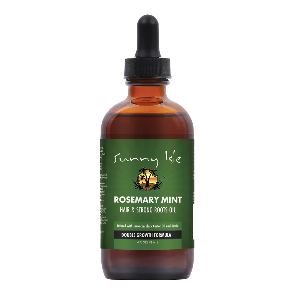 SUNNY ISLE Rosemary Mint Hair & Strong Root Oil - 4oz (Bonus of 3oz)