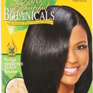 SOFT & BEAUTIFUL Botanicals No-Lye Sensitive Scalp Relaxer Kit - Regular