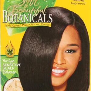 SOFT & BEAUTIFUL Botanicals No-Lye Sensitive Scalp Relaxer Kit - Coarse
