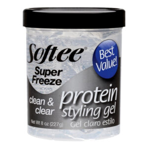 SOFTEE Super Freeze Protein Styling Gel [Clear] - 8oz