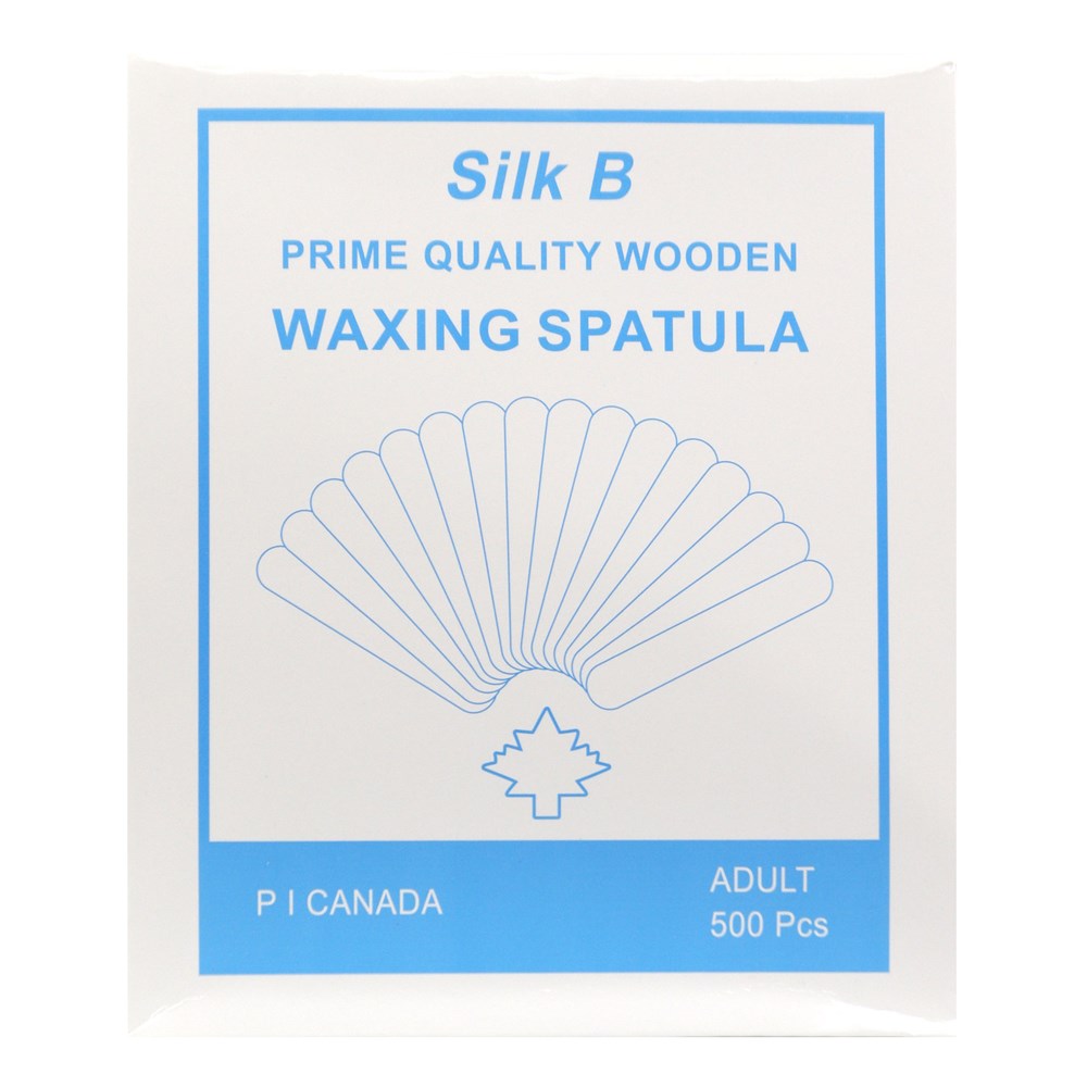 SILK B PROFESSIONAL Prime Quality Wooden Waxing Spatula - Large: 150x18x1.6mm (500pc)  (Polished)