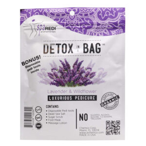 SPA REDI Pedicure Kit in a Bag - Lavender and Wildflower