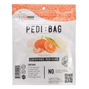 SPA REDI Pedicure Kit in a Bag - Mandarin