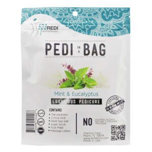 SPA REDI Pedicure Kit in a Bag - Mint and Eucalyptus