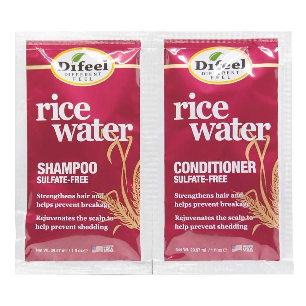 Difeel(Sunflower)  Shampoo & Conditioner Duo Packet (2oz) - Rice Water