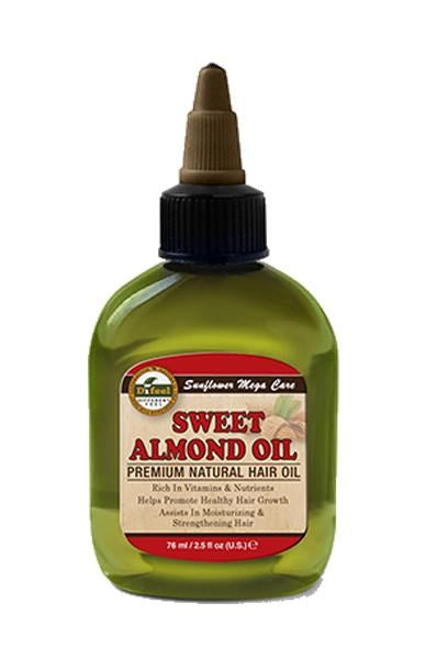 Difeel(Sunflower)  99% Natural Blend Premium Hair Oil - 2.5 OZ / Sweet Almond Oil