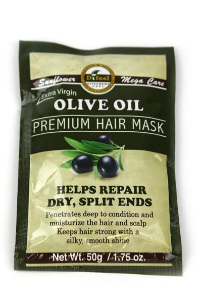 Difeel(Sunflower)  Premium Hair Mask Packet (1.75oz) - Olive Oil