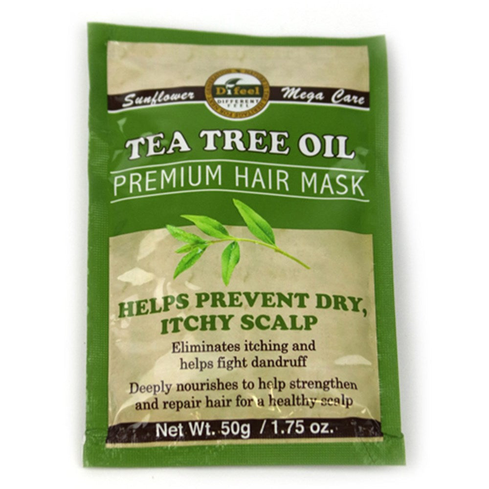 Difeel(Sunflower)  Premium Hair Mask Packet (1.75oz) - Tea Tree Oil