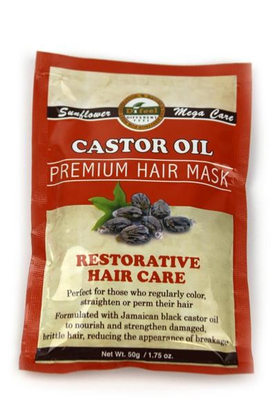 Difeel(Sunflower)  Premium Hair Mask Packet (1.75oz) - Castor Oil