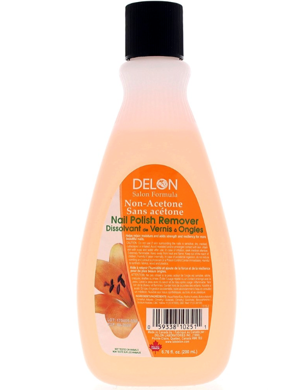 DELON LOVU Nail Polish Remover - 6.76oz / Non-Acetone
