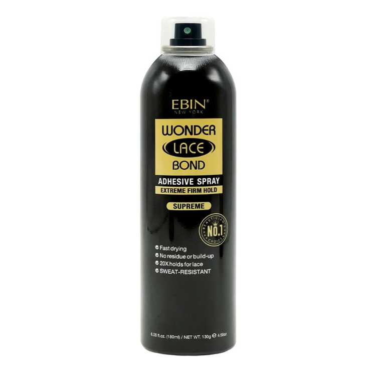 EBIN Wonder Lace Bond Adhesive Spray Extreme Firm Hold - Supreme / 6.08oz