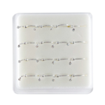 INTERVISION 925 Stering Silver Nose Stud - Silver / NP18008-5