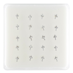 INTERVISION 925 Stering Silver Nose Stud - Silver / NP19009-15