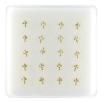INTERVISION 925 Stering Silver Nose Stud - Gold / NP19009-15
