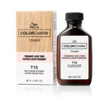 WELLA Color Charm Permanent Liquid Hair color (1.42oz) - T15 Pale Beige Blonde