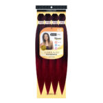 EZBRAID Professional 4X Pre-Stretched Braid - T1B/Red / 26inch
