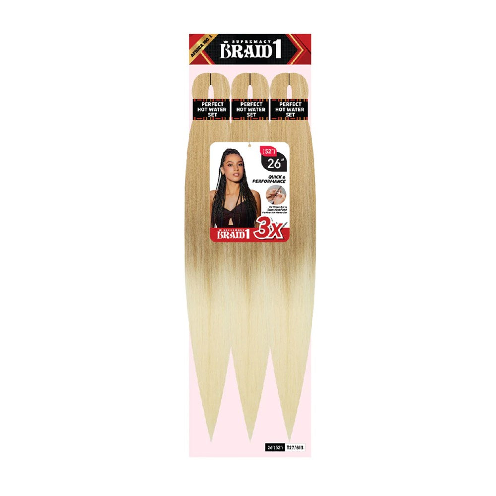 SUPREMACY BRAID1 3X Pre-Stretched Braid (26inch) - T27/613