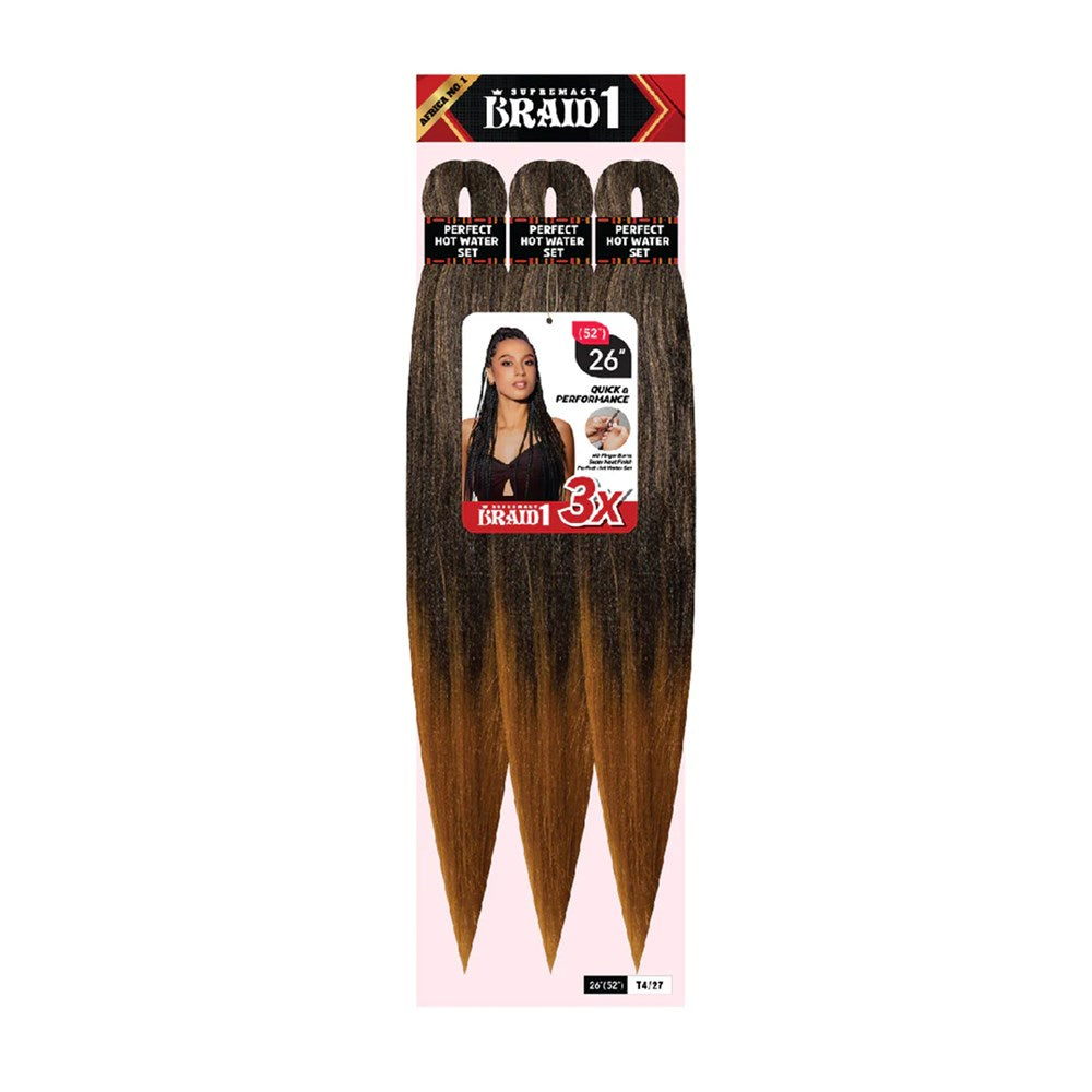 SUPREMACY BRAID1 3X Pre-Stretched Braid (26inch) - T4/27