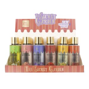 UNI FULL The Secret Garden Fragrance Mist Display (250ml, 6 Flavors ��� 4 Each)