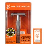 VAN DER HAGEN Chrome Safety Razor - 85mm Handle