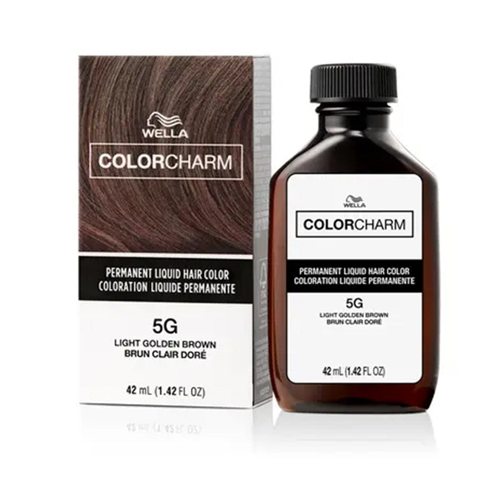 WELLA Color Charm Permanent Liquid Hair color (1.42oz) - 5G/435 Light Golden Brown