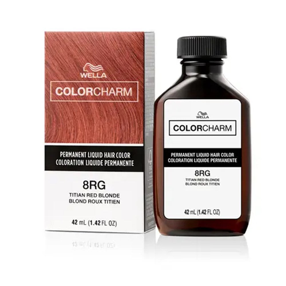 WELLA Color Charm Permanent Liquid Hair color (1.42oz) - 8RG/729 Titan Red Blonde