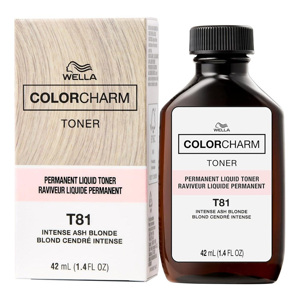 WELLA Color Charm Permanent Liquid Hair color (1.42oz) - Toner T81