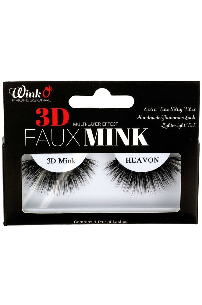 WINK O 3D Faux Mink Multi-Layer Effect Eyelash - Heaven