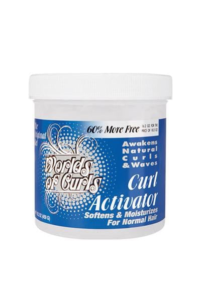 WORLDS OF CURLS Curl Activator Gel For Normal Hair - 16.2oz