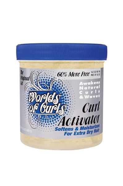 WORLDS OF CURLS Curl Activator Gel For Extra Dry Hair - 16.2oz