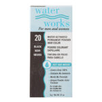 WATER WORKS Water Activated Permanent Powder Hair Color - 20 Black