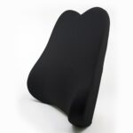 Intervision Bucket Memory Foam Back Support Cushion - Black