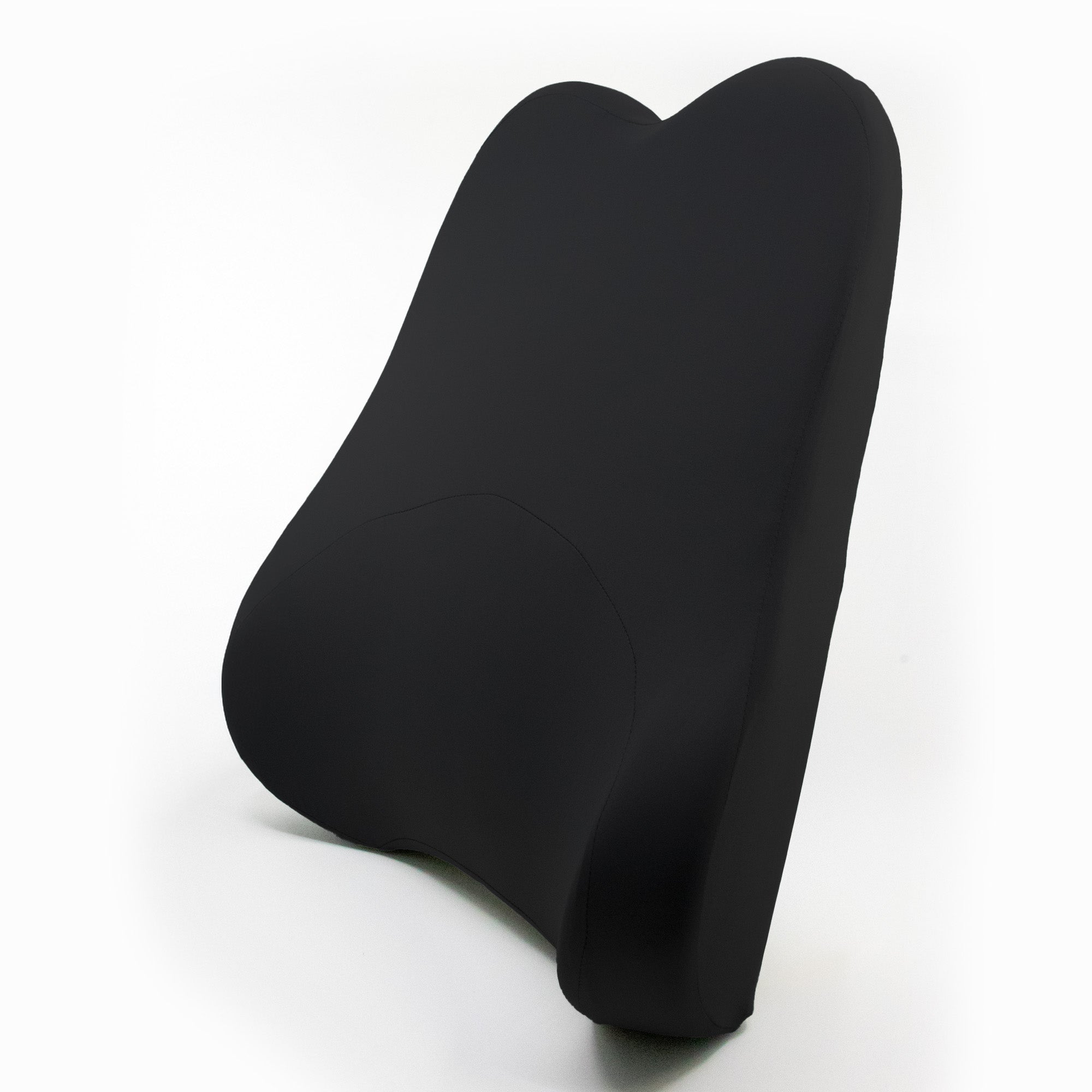 Intervision Bucket Memory Foam Back Support Cushion - Black