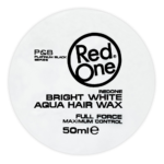 RED ONE Mini Aqua Hair Wax (50ml) - Bright White