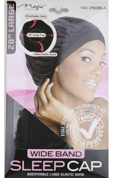 MAGIC COLLECTION Wide Band Sleep Cap [Large] - Assorted