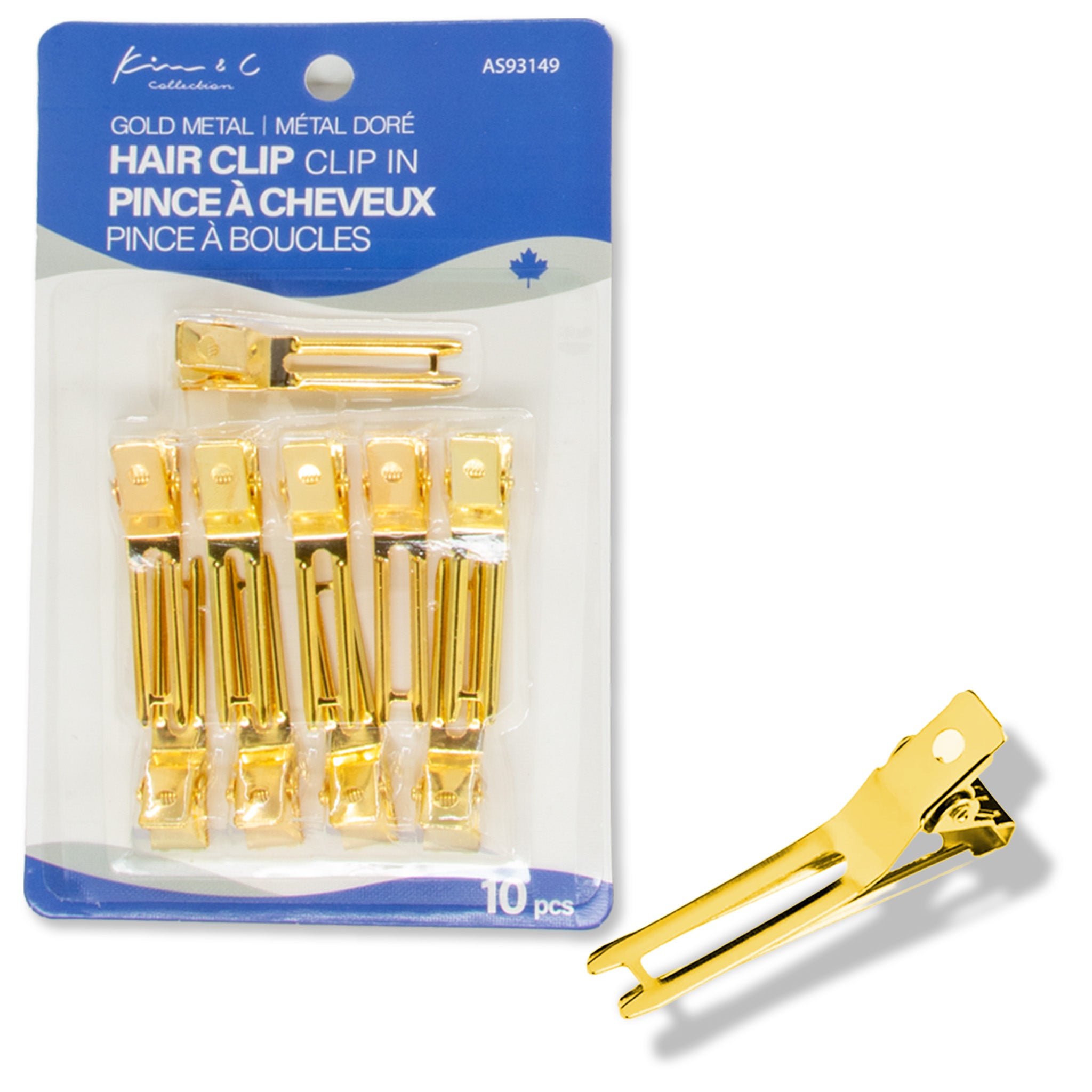 Kim & C Curl clip - Gold