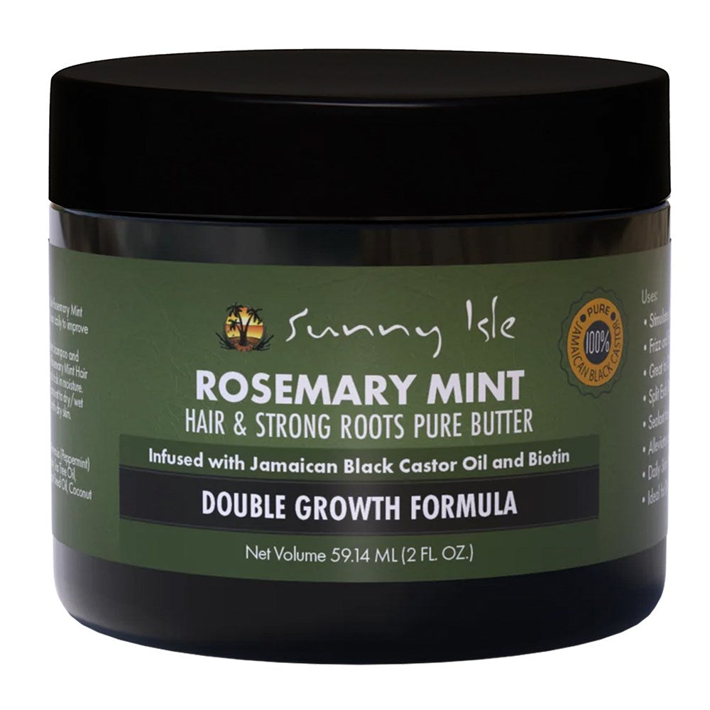 SUNNY ISLE Rosemary Mint Hair & Strong Root Pure Butter - 4oz