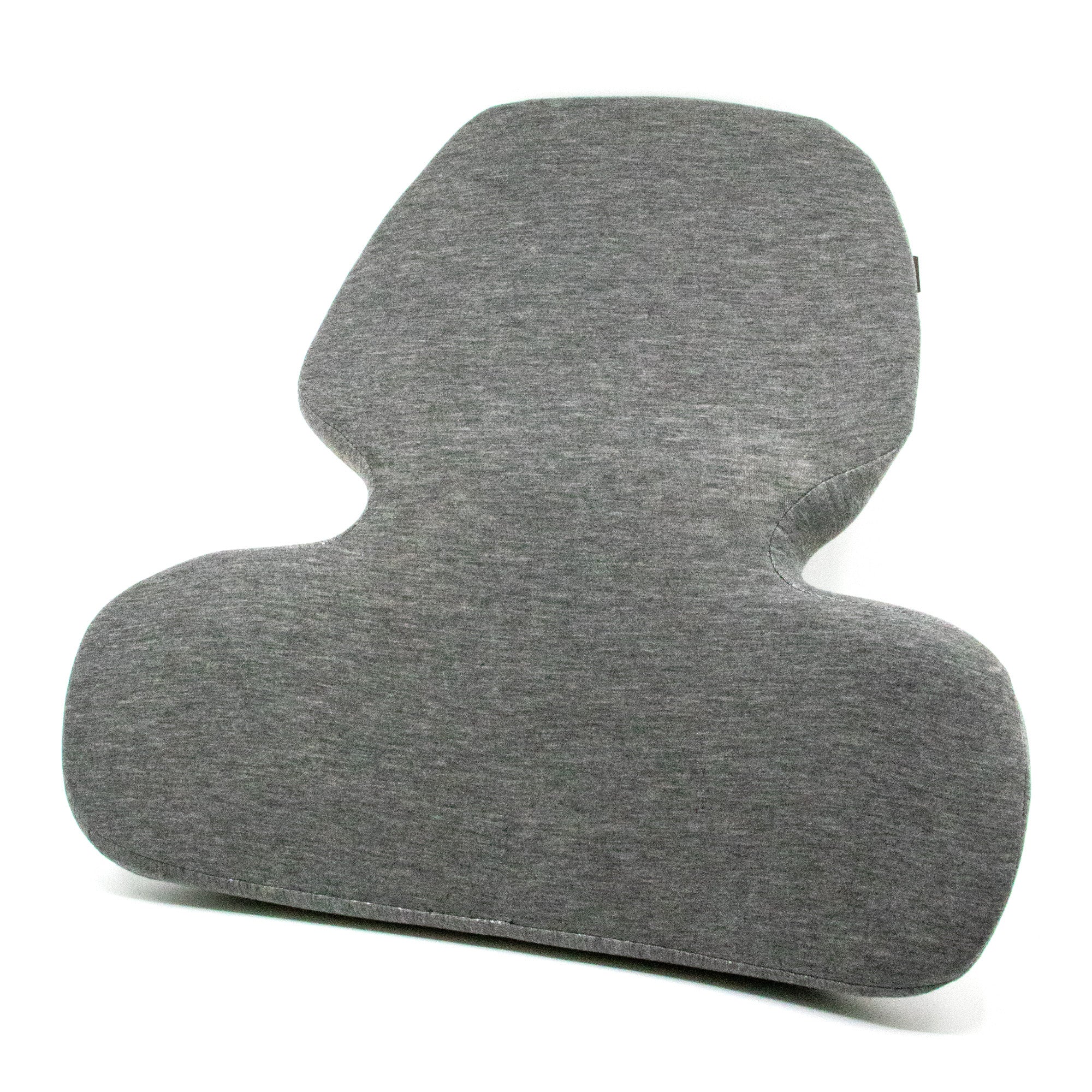 Intervision Contoured Memory Foam Back Support Cushion - Grey