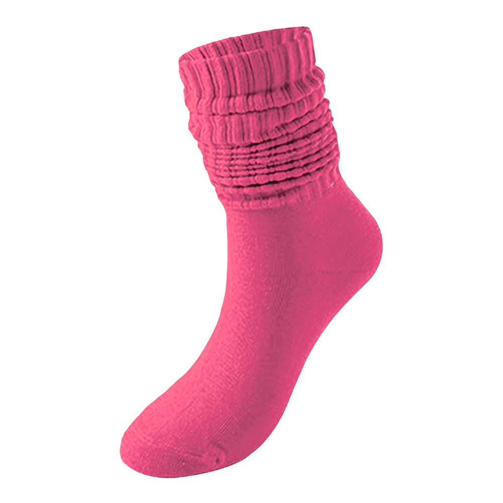 KIM & C Slouch Socks - Hot Pink / Size 9-11